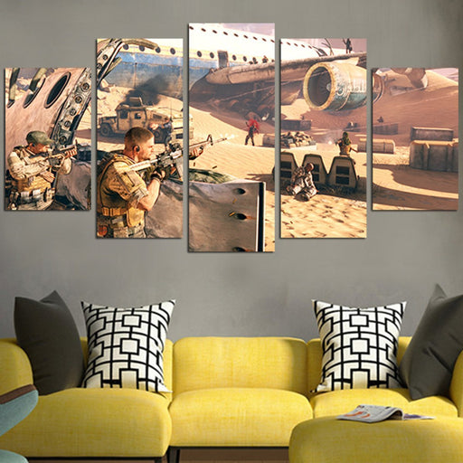 Spec Ops The Line Multi7 Plaza Wall Art Canvas