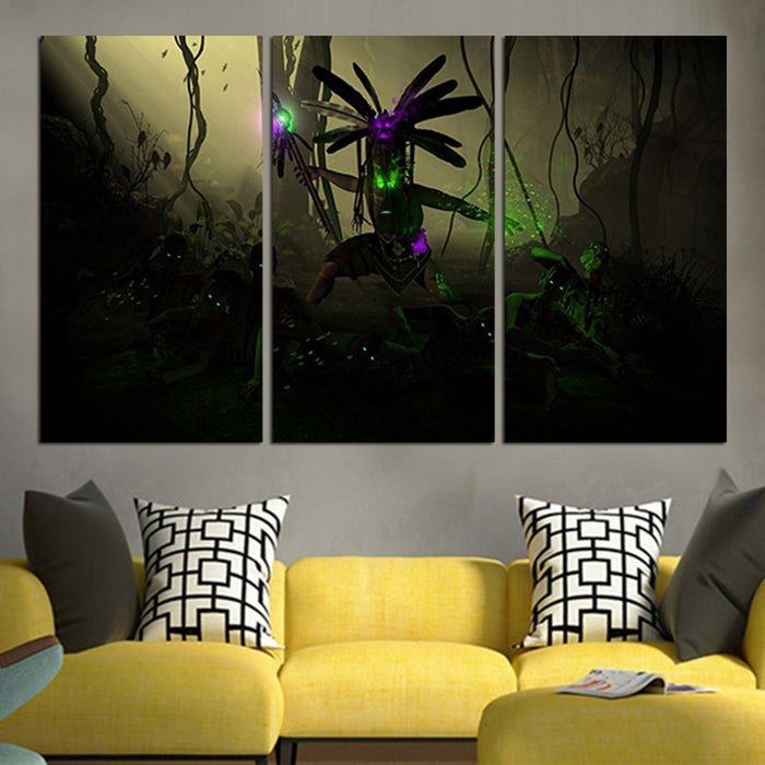 Witch Doctor Diablo 2 Wall Art Canvas