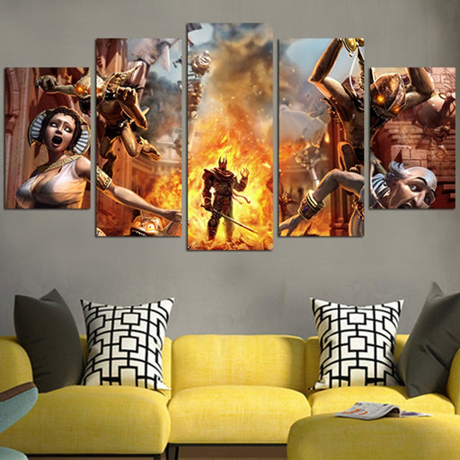 Overlord In War Wall Art Canvas