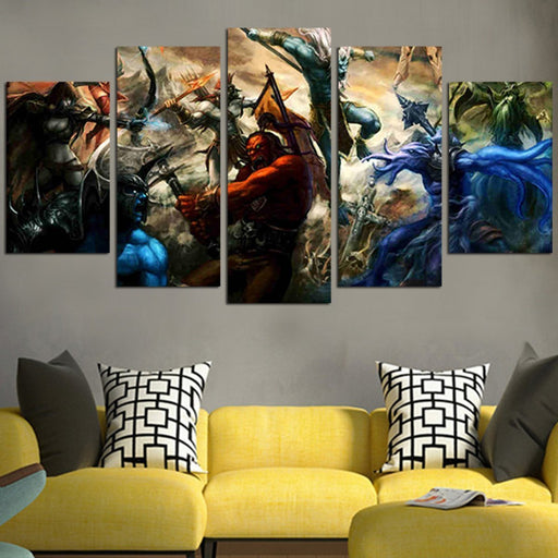 Dota Warcraft 3 Wall Art Canvas
