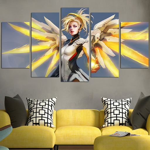 Overwatch Mercy Wall Art Canvas