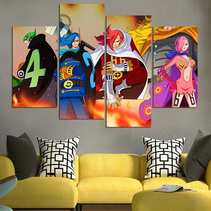 One Piece Vinsmoke Brothers Wall Art Canvas