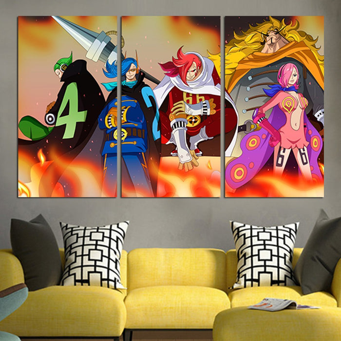 One Piece Vinsmoke Brothers Wall Art Canvas