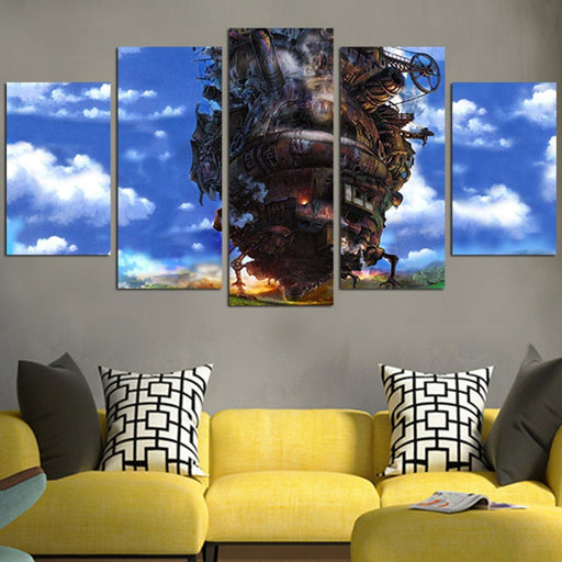 Howl's Moving Castle  Howl In The Prairie Wall Art Canvas