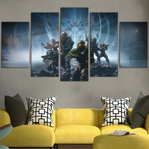 Halo 5 Implemented Cloud Wall Art Canvas