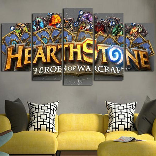 Hearthstone Logo Wall Art Canvas