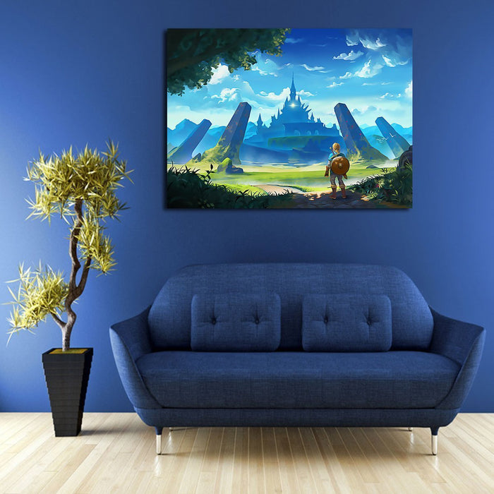 The Legend Of Zelda Hyrule Castle Wall Art Canvas
