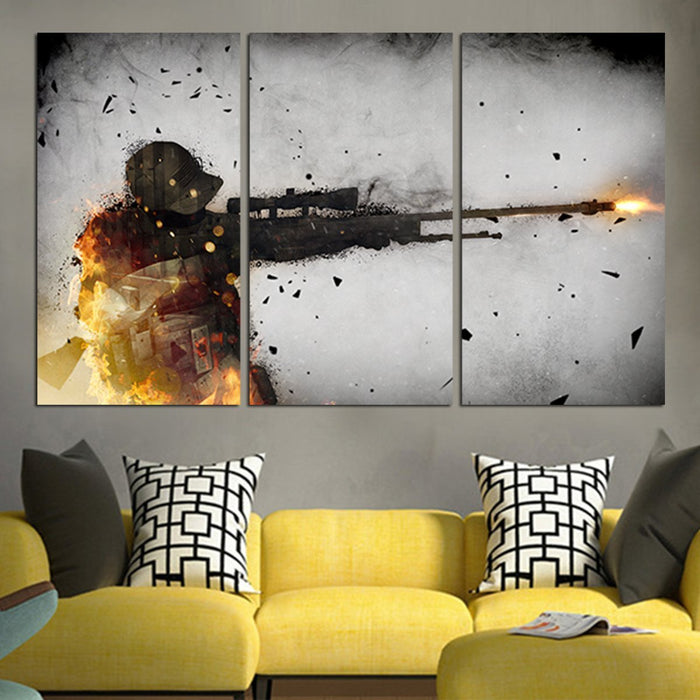 Counter Strike Sniper Wall Art Canvas