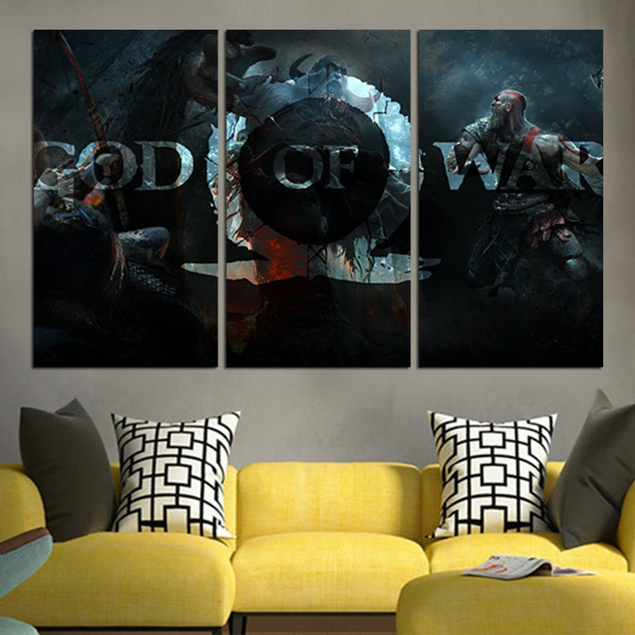 God Of War Wall Art Canvas