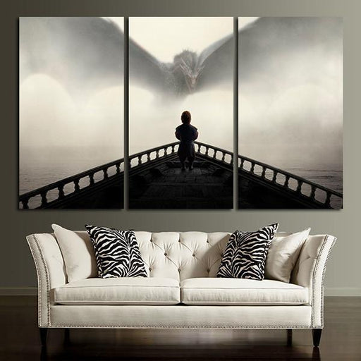 3 Panel Tyrion Lannister Wall Art Canvas