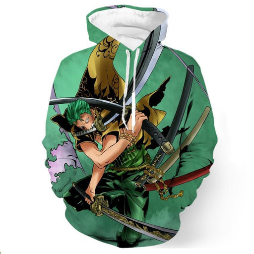 One Piece Zoro Cool With Three Swords Shirts
