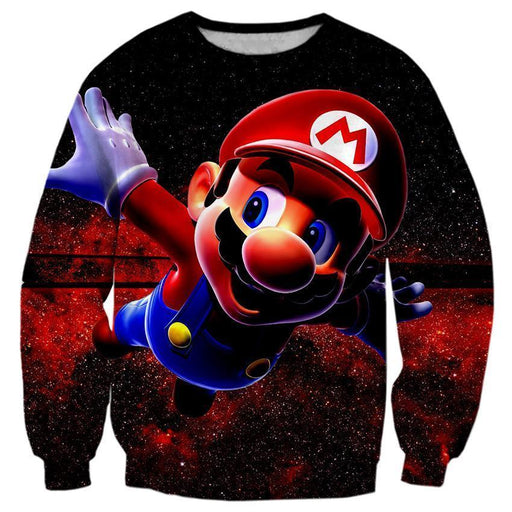 Super Mario Flying In Galaxy Shirts