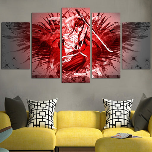 Fairy Tail Erza Wall Art Canvas