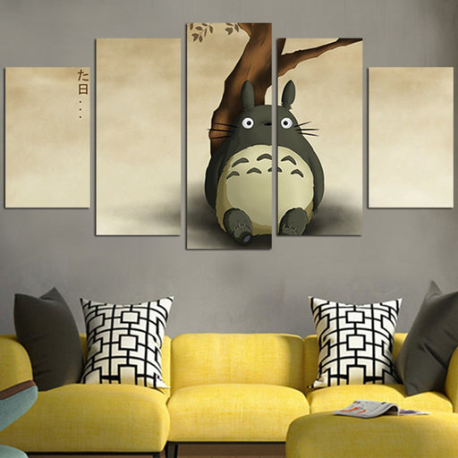 Totoro Alone Wall Art Canvas