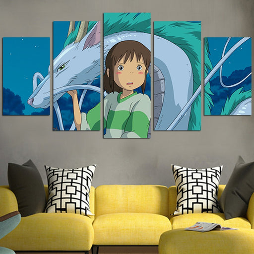 Spirited Away Chihiro And Sen Wall Art Canvas
