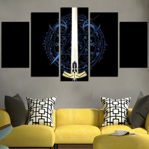Woods And Logo Fate Stay Night Wall Art Canvas