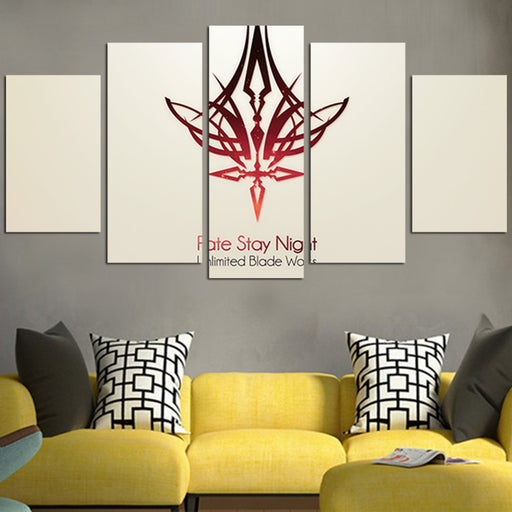 Logo Of Fate Stay Night Wall Art Canvas