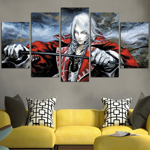 Castlevania The Man Holding Knife Wall Art Canvas