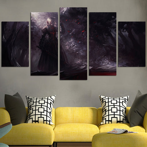 Fate Stay Night Character Wall Art Canvas