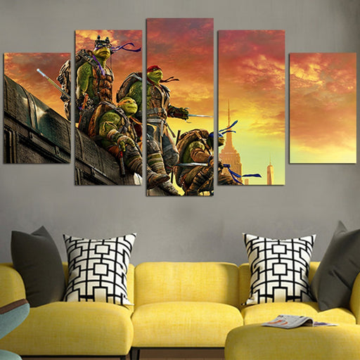 Ninja Turtles Out Of The Shadow Wall Art Canvas