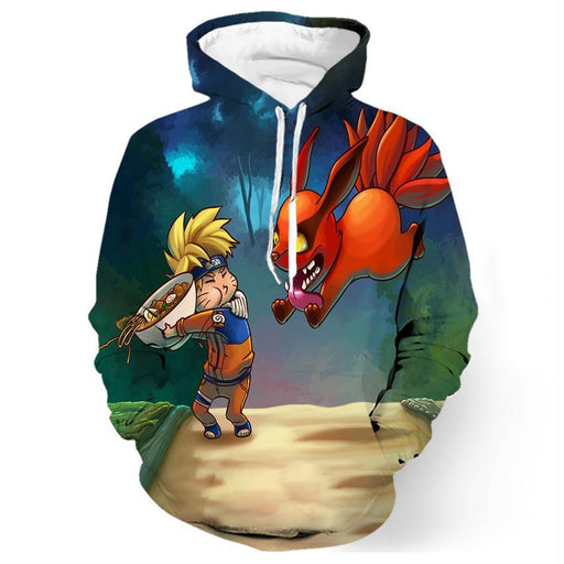 Kid Naruto And Kyuubi Shirts