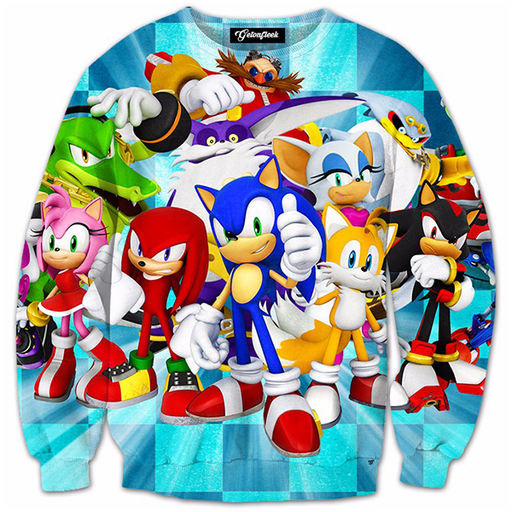 Sonic The Hedgehog Printed Shirts