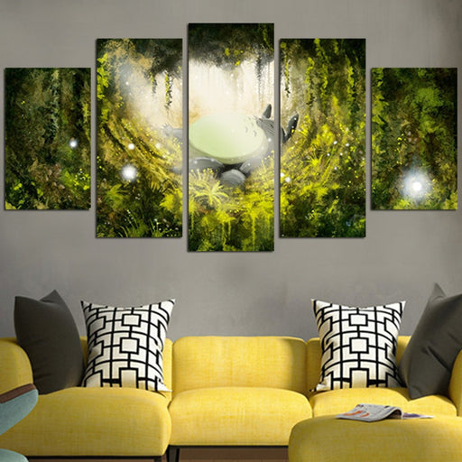 Totoro's Forest Relax Wall Art Canvas