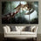 Monster Hunter World Dragon And Dinosaur Wall Art Canvas