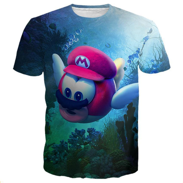 Super Mario Odyssey Underwater Shirts