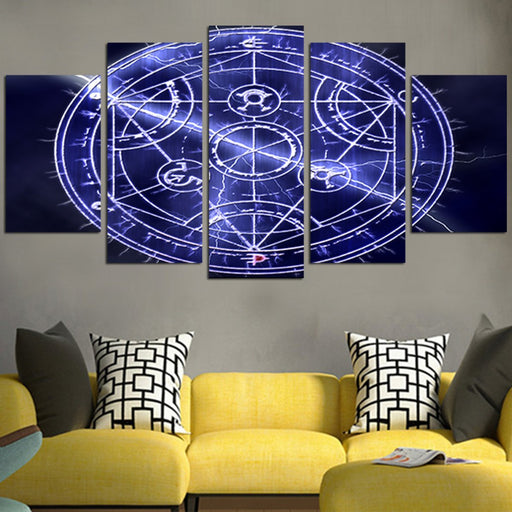 Logo Of Fullmetal Alchemist Wall Art Canvas