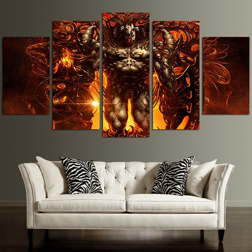 Dark Souls Demon Firesage Wall Art Canvas