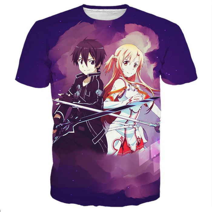 The Main Characters Sword Art Online Shirts
