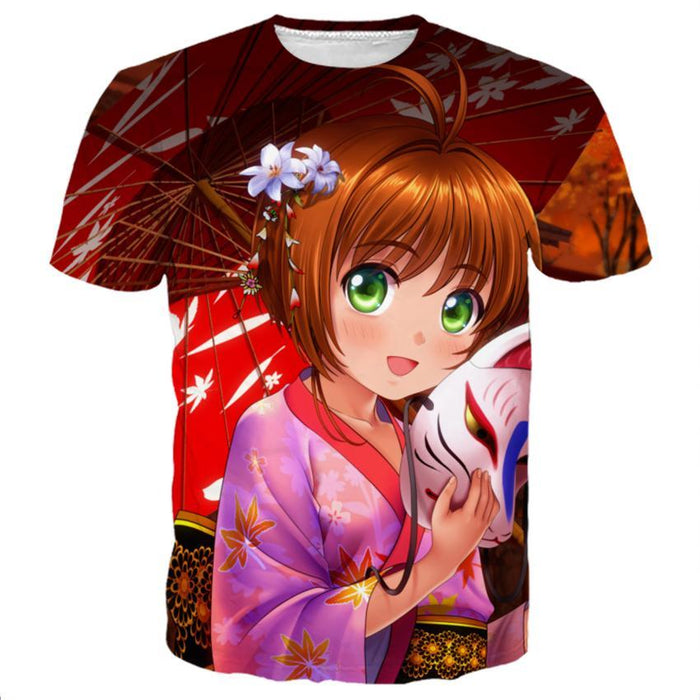 Cardcaptor Sakura Kinomoto In Kimono Shirts