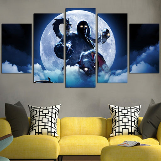 The Darkness II Moon And Beast Wall Art Canvas