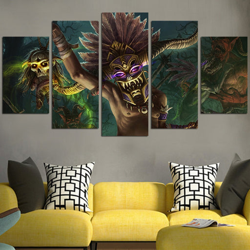 Witch Doctor Diablo 3 Wall Art Canvas