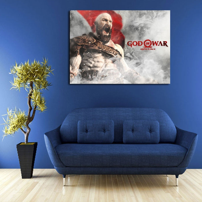 God Of War Kratos Wall Art Canvas