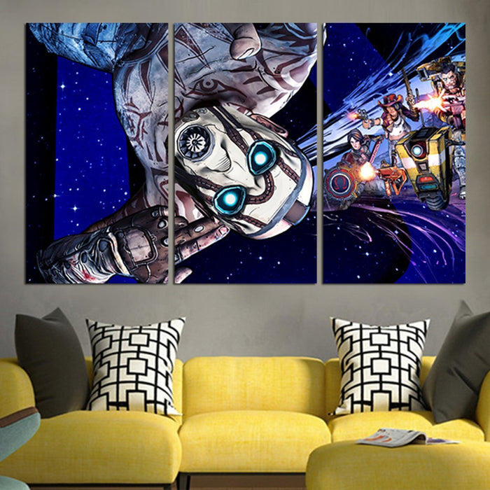 Borderlands The Handsome Collection Battle Wall Art Canvas