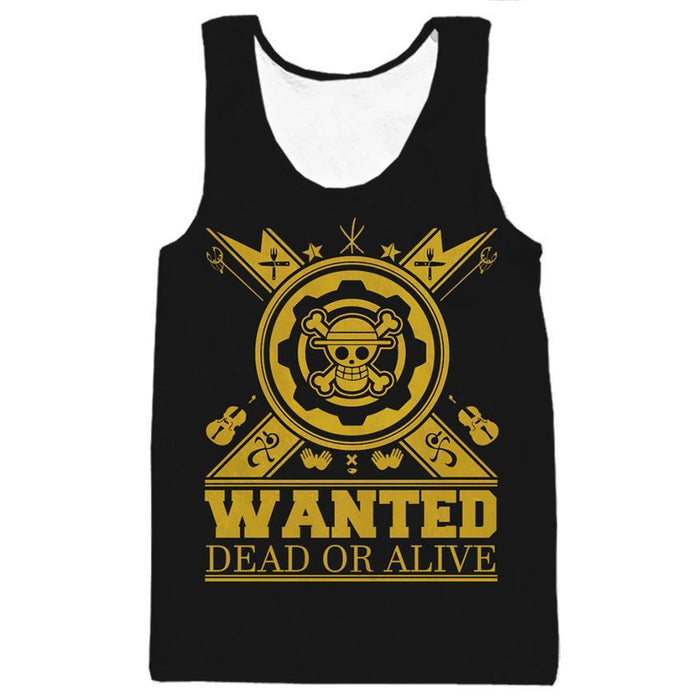 One Piece Wanted Dead Or ALive Shirts