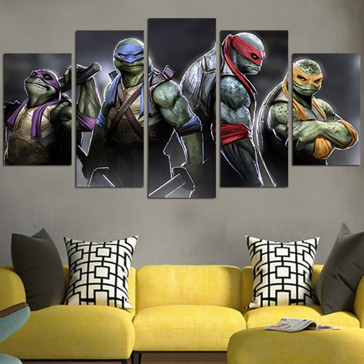 Brothers Of Ninja Turtles Wall Art Canvas