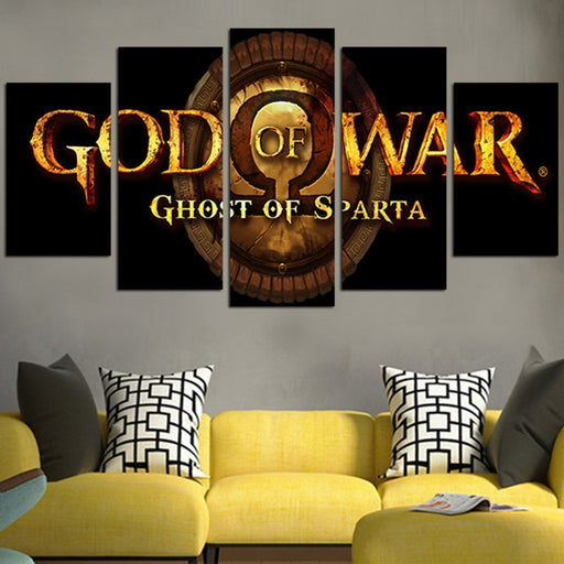 God Of War Logo Wall Art Canvas