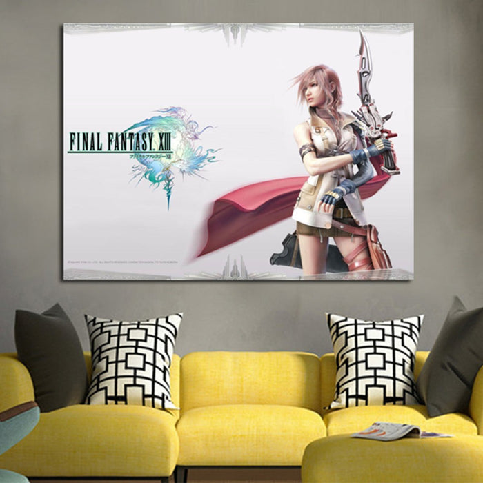 5 Panel Character Lightning Of Final Fantasy XIII
