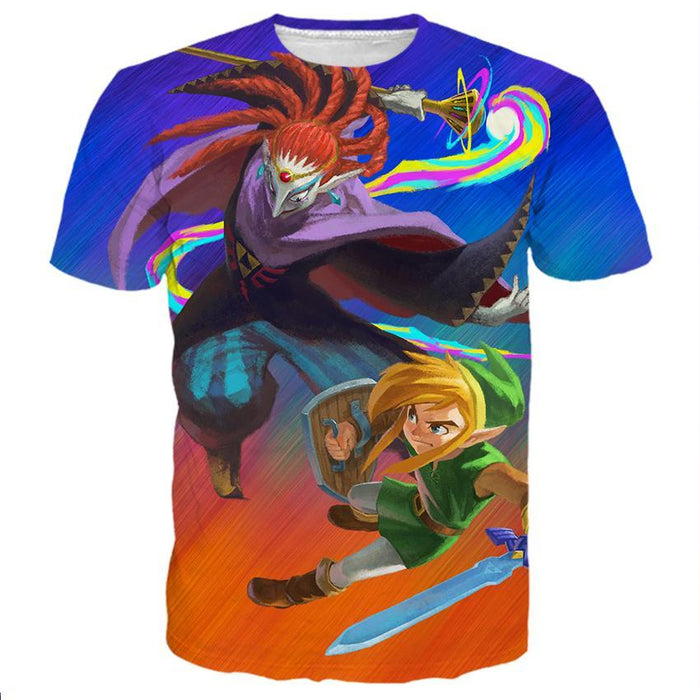 Legend Of Zelda Link Fights Yuga Shirts