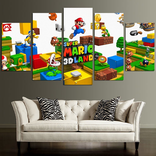 Super Mario 3D Land Wall Art Canvas