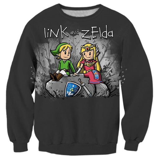 Link And Zelda Romance Shirts