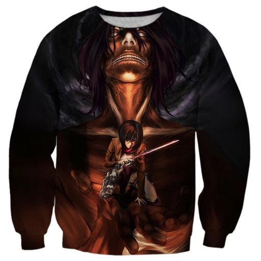 Titan Eren And Mikasa Shirts