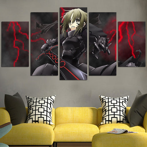 Fate Stay Night Saber Black Wall Art Canvas