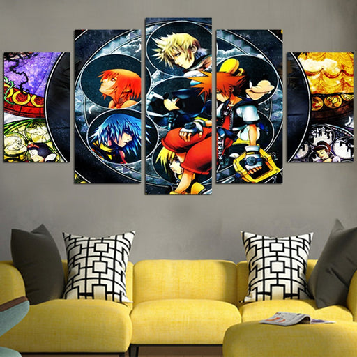 Character Kingdom Hearts Wall Art Canvas