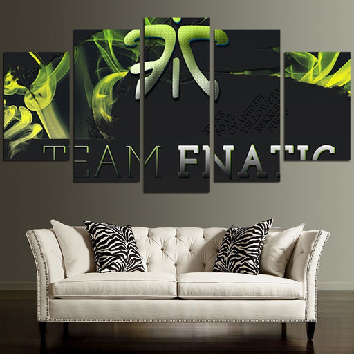 Team Fnatic Logo Wall Art Canvas