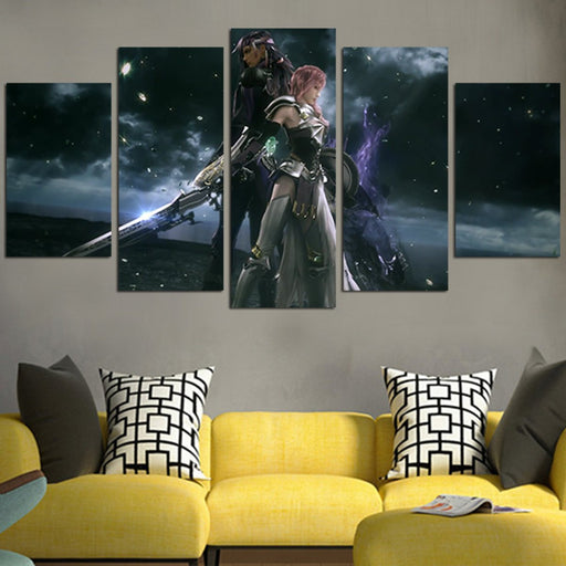 Lightning And Caius Wall Art Canvas