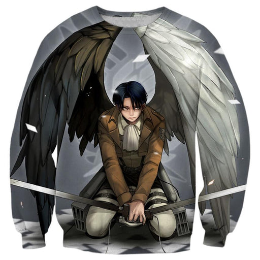 Levi Angel Wings Anime Shirts
